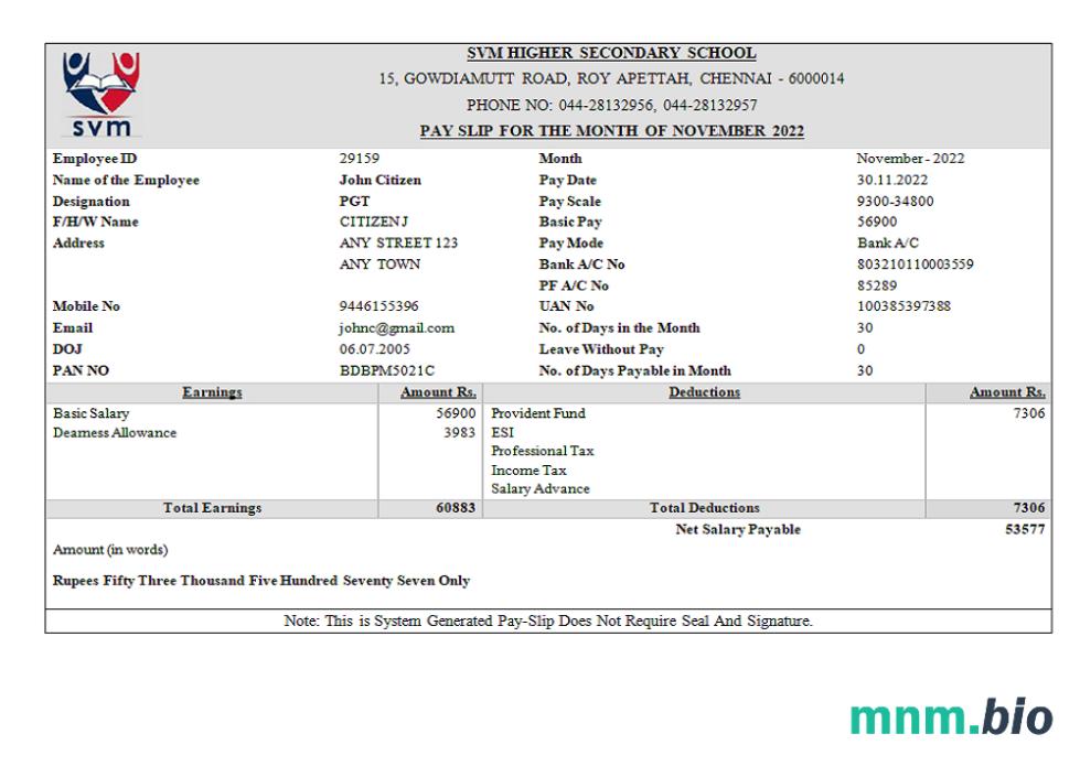 India SVM HIGHER SECONDARY SCHOOL educational company